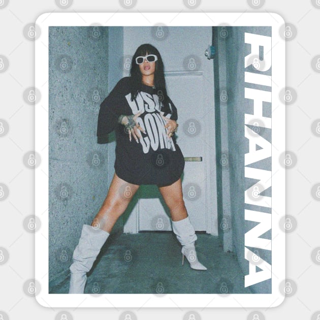 Rihanna new design Sticker by nurkaymazdesing